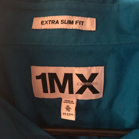 Express Extra Slim Fit 1MX Dress Shirt - Picture 4 of 4